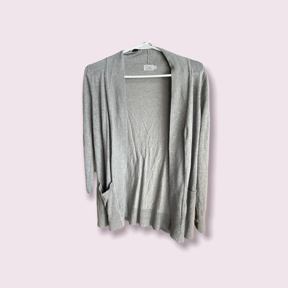 Gray Cardigan